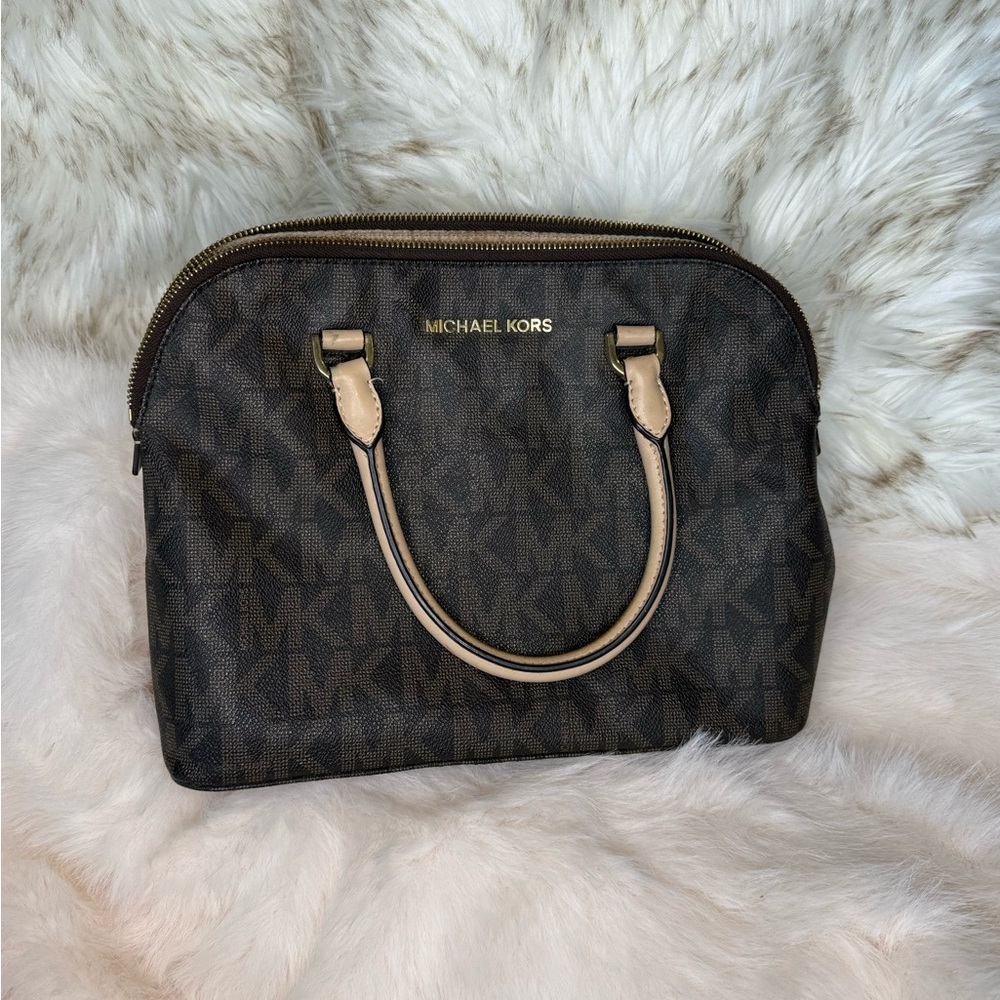 Michael Kors Brown Satchel Bag